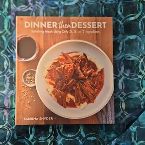 Dinner Then Dessert Cookbook by - Brown Cover